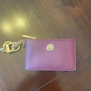 Tory Burch keychain coin purse / card holder